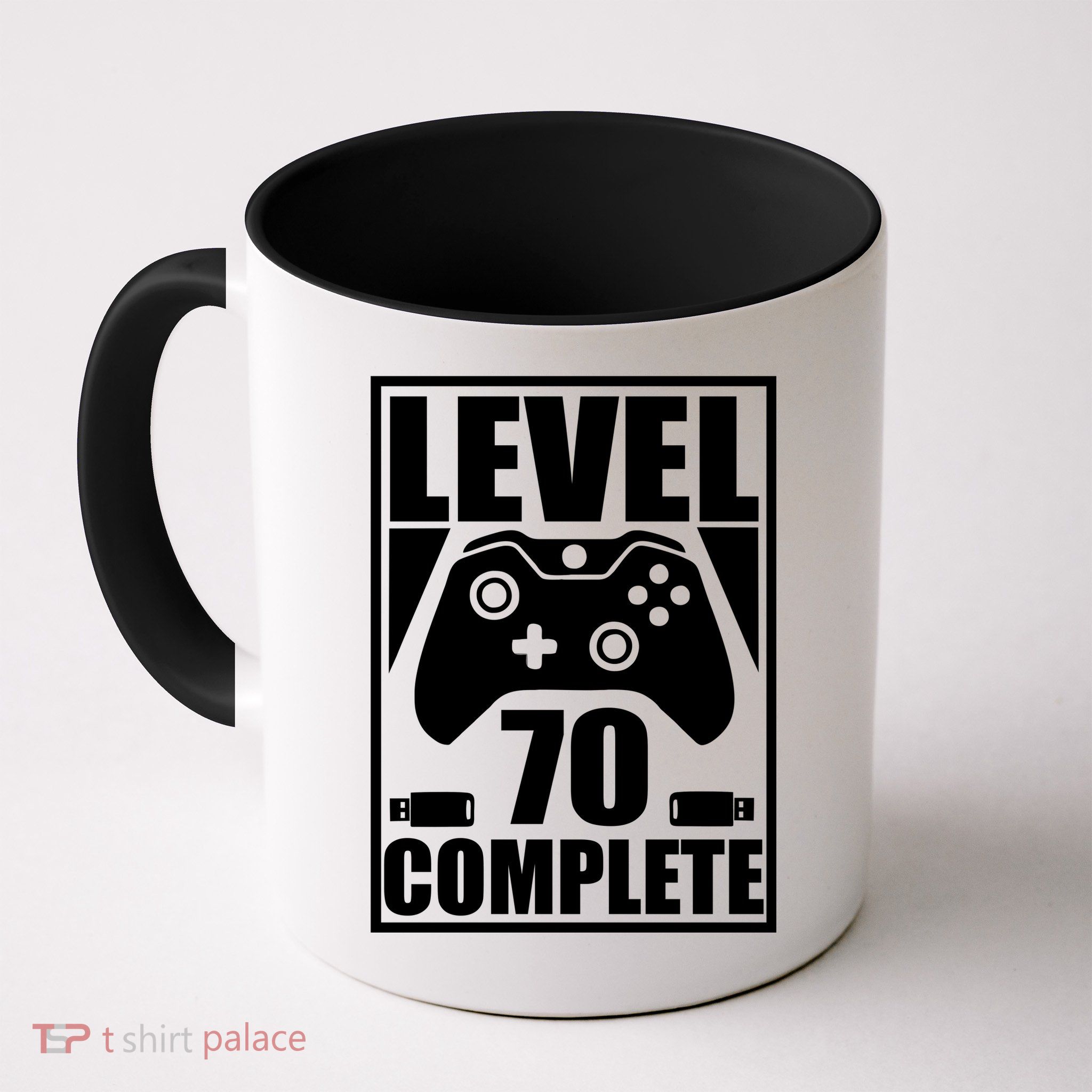 Level 70 Complete Video Gamer 70th Birthday Mug