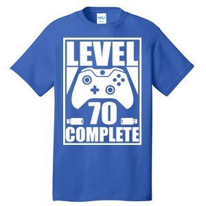 Level 70 Complete Video Gamer 70th Birthday Tall T-Shirt