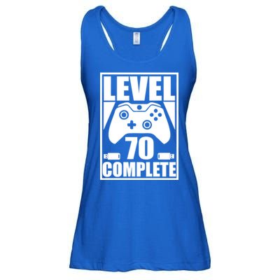 Level 70 Complete Video Gamer 70th Birthday Ladies Essential Flowy Tank