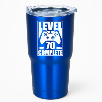 Level 70 Complete Video Gamer 70th Birthday Tumbler