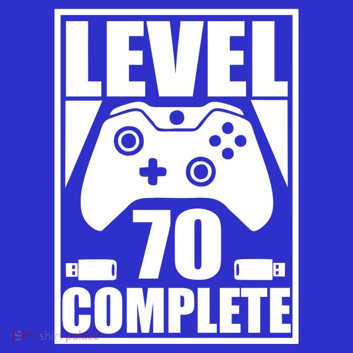 Level 70 Complete Video Gamer 70th Birthday Short Acrylic Beanie