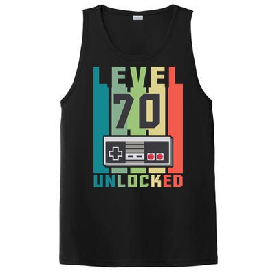 Level 70 Unlocked Funny Retro Gamer Birthday PosiCharge Competitor Tank