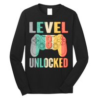 Level 8 Unlocked Eight Years Old Long Sleeve Shirt