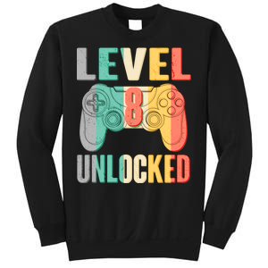 Level 8 Unlocked Eight Years Old Sweatshirt