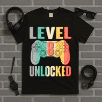 Level 8 Unlocked Eight Years Old T-Shirt