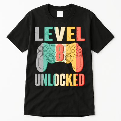 Level 8 Unlocked Eight Years Old Tall T-Shirt