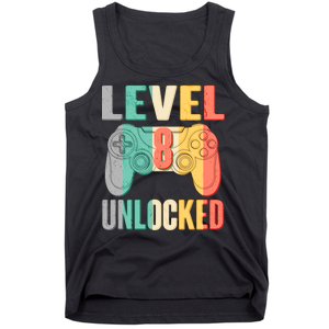 Level 8 Unlocked Eight Years Old Tank Top