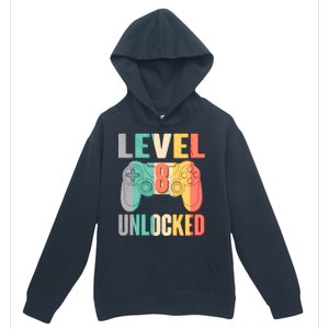 Level 8 Unlocked Eight Years Old Urban Pullover Hoodie