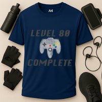Level 80 Complete 80th Birthday Performance Shirt