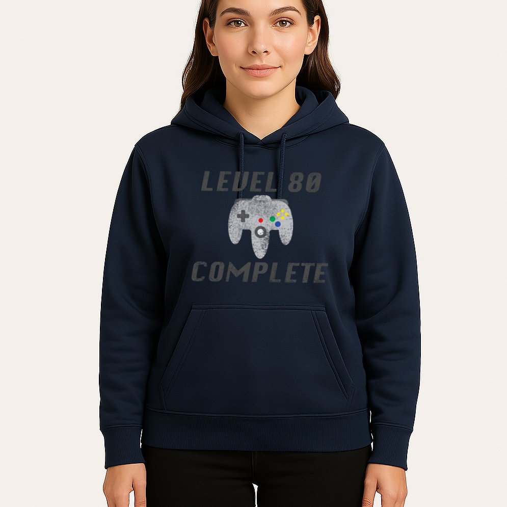 Level 80 Complete 80th Birthday Hoodie