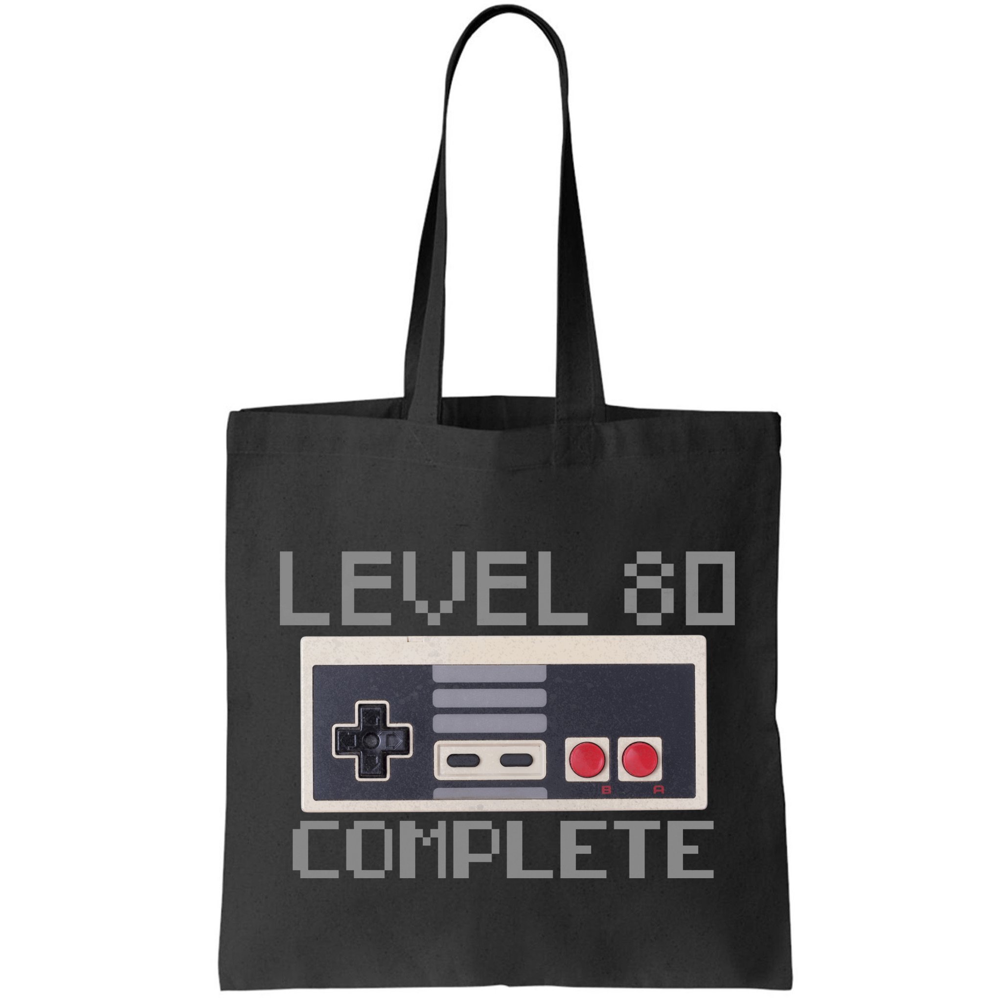 Level 80 Complete Retro Gamer 80th Birthday Bag