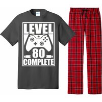 Level 80 Complete Video Gamer 80th Birthday Pajama Set