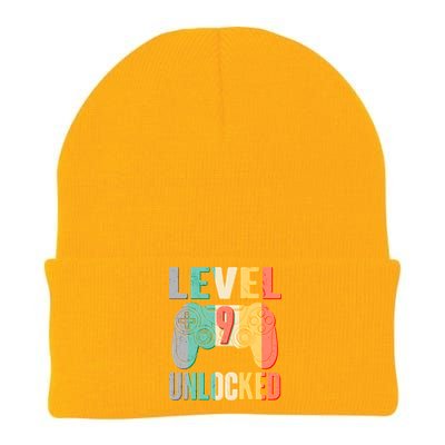 Level 9 Unlocked Nine Years Old Knit Cap Winter Beanie