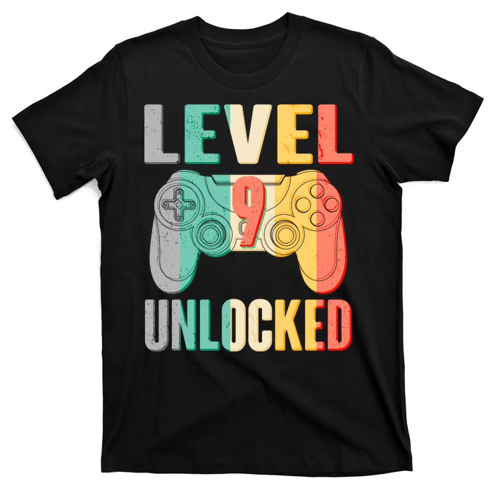 Level 9 Unlocked Nine Years Old T-Shirt