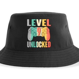 Level 9 Unlocked Nine Years Old Sustainable Bucket Hat