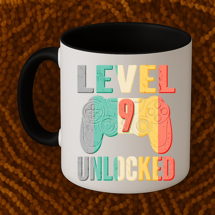 Level 9 Unlocked Nine Years Old Mug
