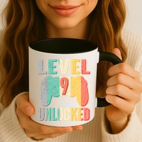 Level 9 Unlocked Nine Years Old Mug