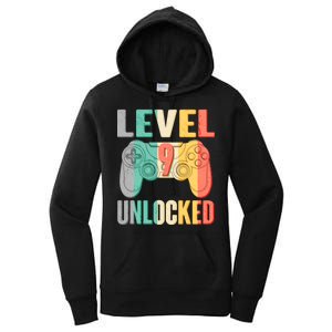 Level 9 Unlocked Nine Years Old Women's Pullover Hoodie