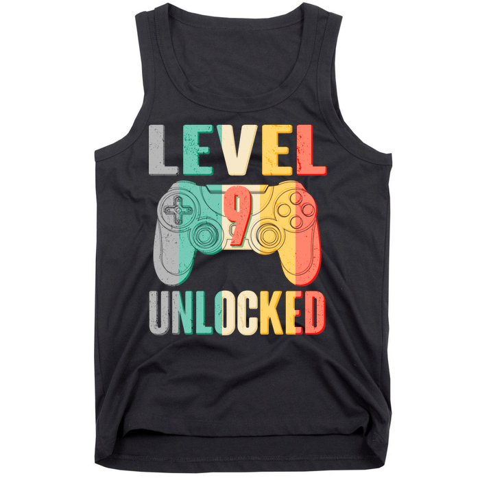 Level 9 Unlocked Nine Years Old Tank Top