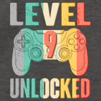 Level 9 Unlocked Nine Years Old Vector Backpack