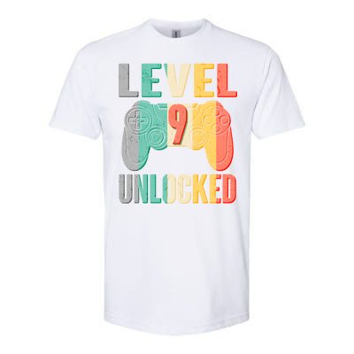 Level 9 Unlocked Nine Years Old Softstyle® CVC T-Shirt