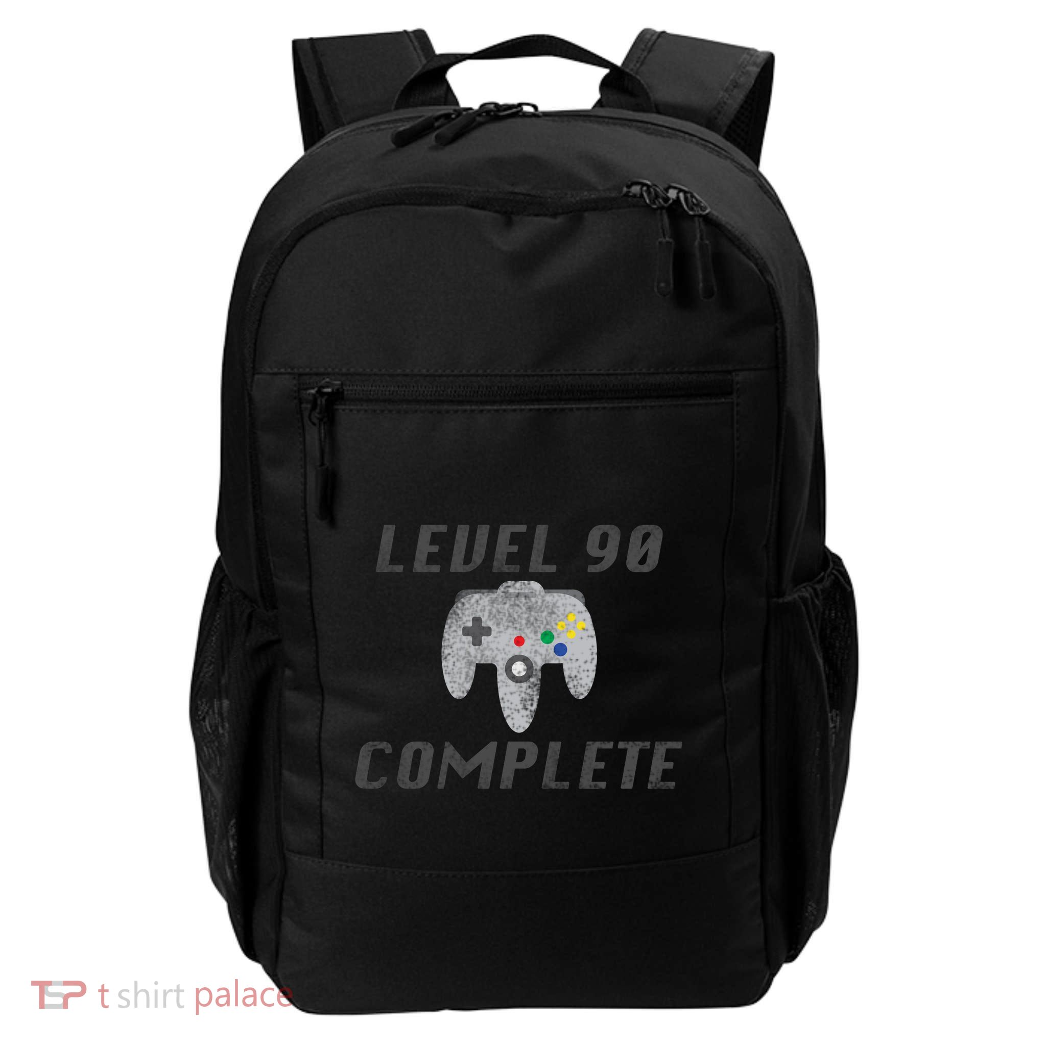 Level 90 Complete 90th Birthday Daily Commute Backpack
