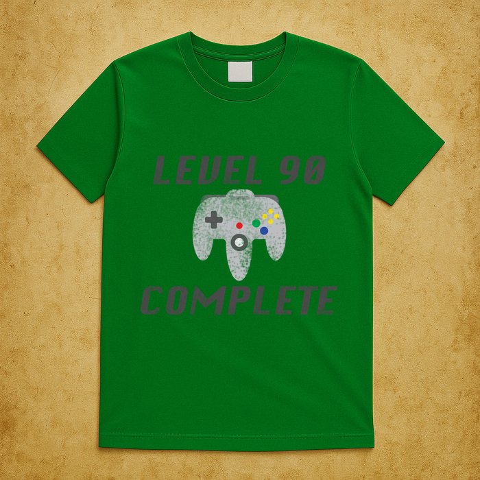 Level 90 Complete 90th Birthday T-Shirt