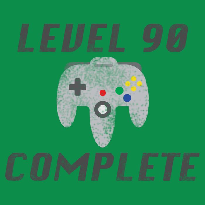 Level 90 Complete 90th Birthday T-Shirt