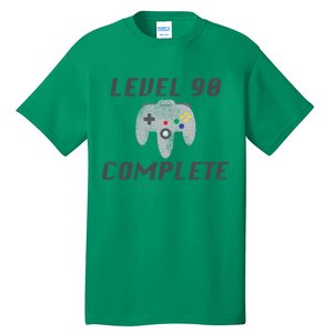 Level 90 Complete 90th Birthday Tall T-Shirt