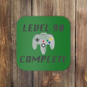 Level 90 Complete 90th Birthday Coaster