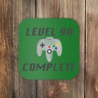 Level 90 Complete 90th Birthday Coaster