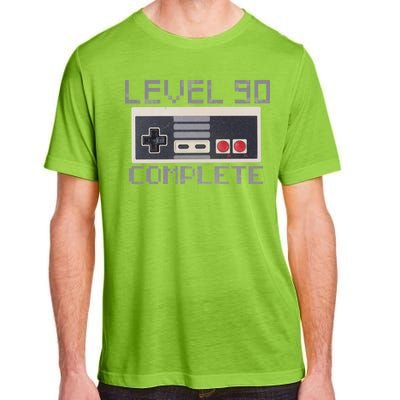 Level 90 Complete Retro Gamer 90th Birthday Adult ChromaSoft Performance T-Shirt