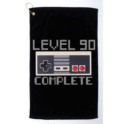 Level 90 Complete Retro Gamer 90th Birthday Platinum Collection Golf Towel