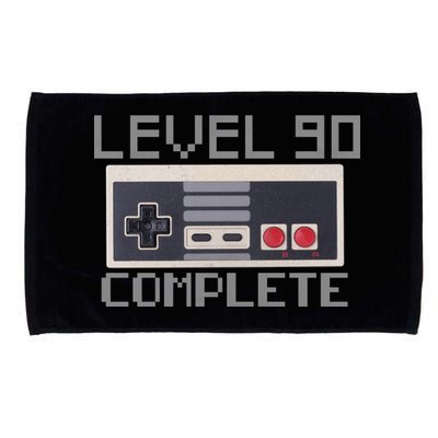 Level 90 Complete Retro Gamer 90th Birthday Microfiber Hand Towel