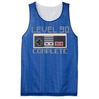 Level 90 Complete Retro Gamer 90th Birthday Mesh Reversible Basketball Jersey Tank