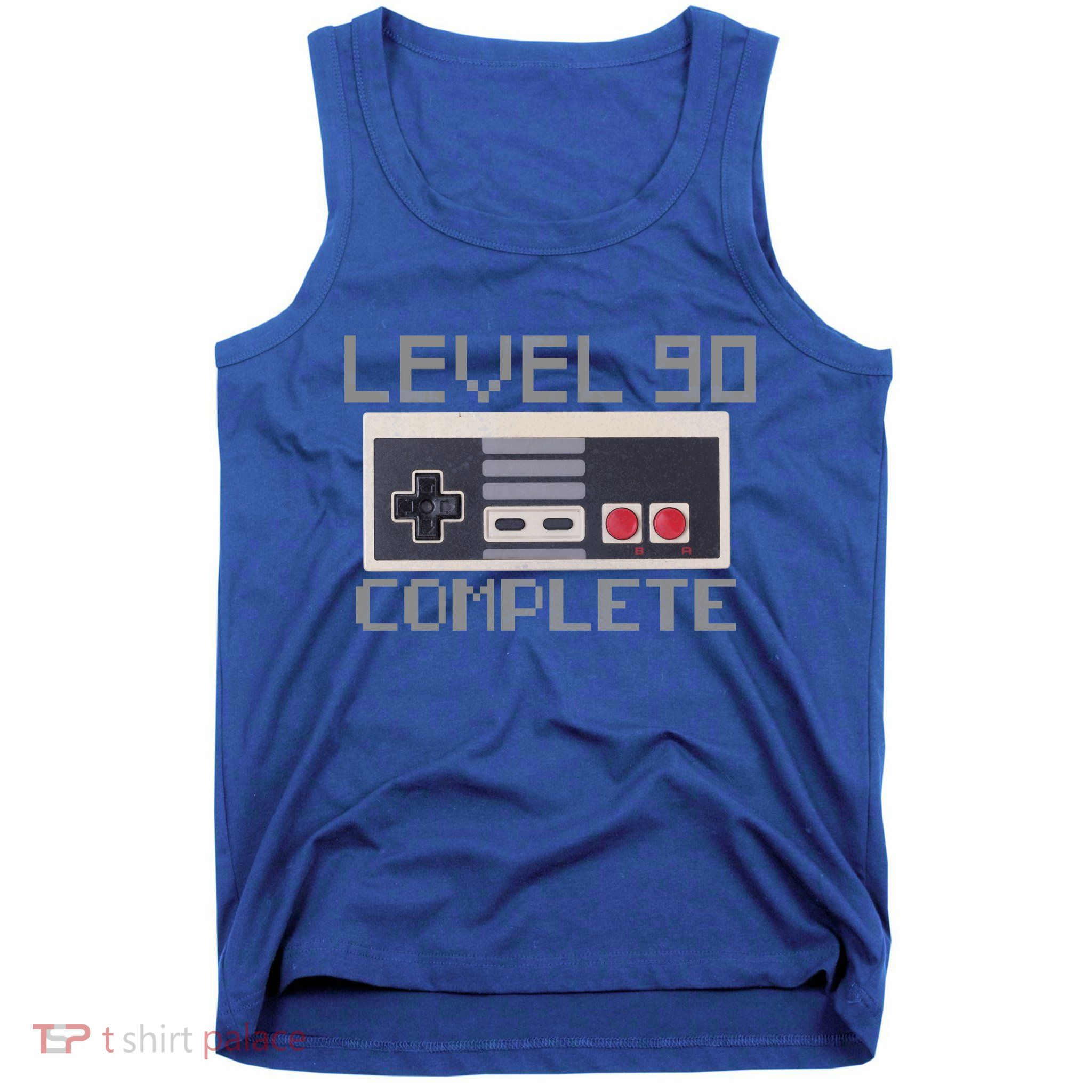 Level 90 Complete Retro Gamer 90th Birthday Tank Top