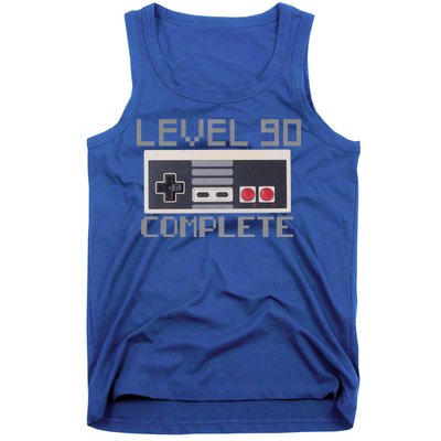 Level 90 Complete Retro Gamer 90th Birthday Tank Top