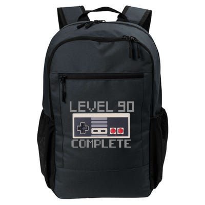 Level 90 Complete Retro Gamer 90th Birthday Daily Commute Backpack