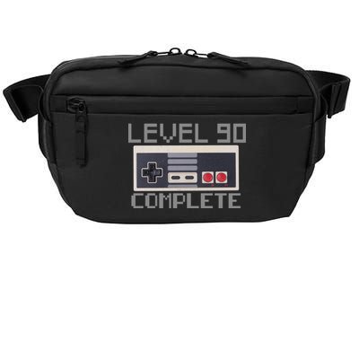 Level 90 Complete Retro Gamer 90th Birthday Crossbody Pack