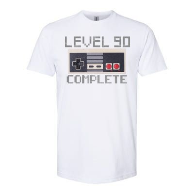 Level 90 Complete Retro Gamer 90th Birthday Softstyle CVC T-Shirt