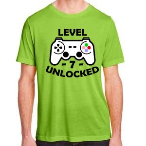 Level Seven Unlocked 7th Birthday Adult ChromaSoft Performance T-Shirt