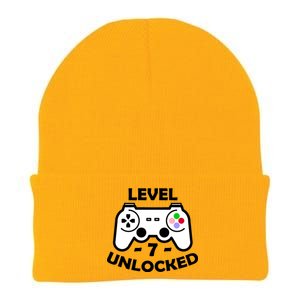 Level Seven Unlocked 7th Birthday Knit Cap Winter Beanie