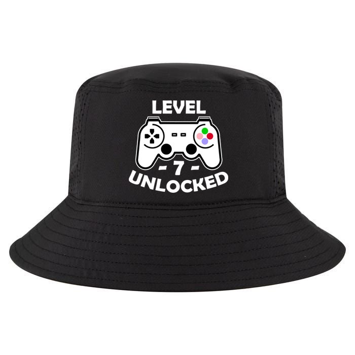 Level Seven Unlocked 7th Birthday Cool Comfort Performance Bucket Hat