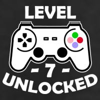 Level Seven Unlocked 7th Birthday 7 Panel Mesh Trucker Snapback Hat