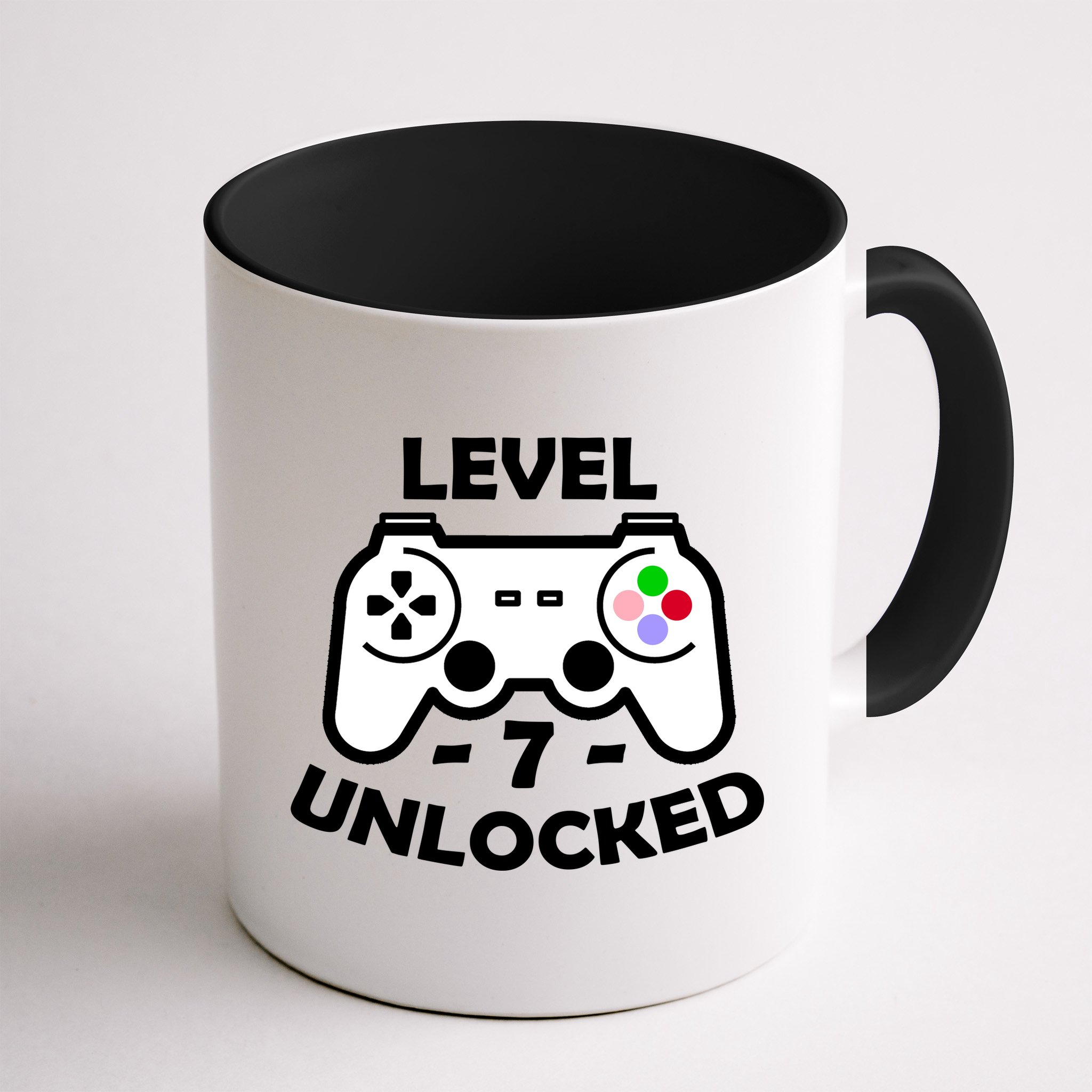 Level Seven Unlocked 7th Birthday Mug