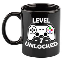 Level Seven Unlocked 7th Birthday 11oz C Handle Ceramic Mug