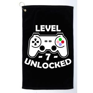 Level Seven Unlocked 7th Birthday Platinum Collection Golf Towel