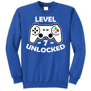 Level Seven Unlocked 7th Birthday Sweatshirt