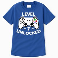 Level Seven Unlocked 7th Birthday Tall T-Shirt