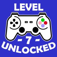Level Seven Unlocked 7th Birthday Tall T-Shirt